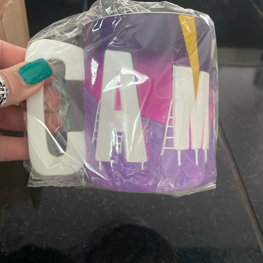 Camel coffee cup. Plastic